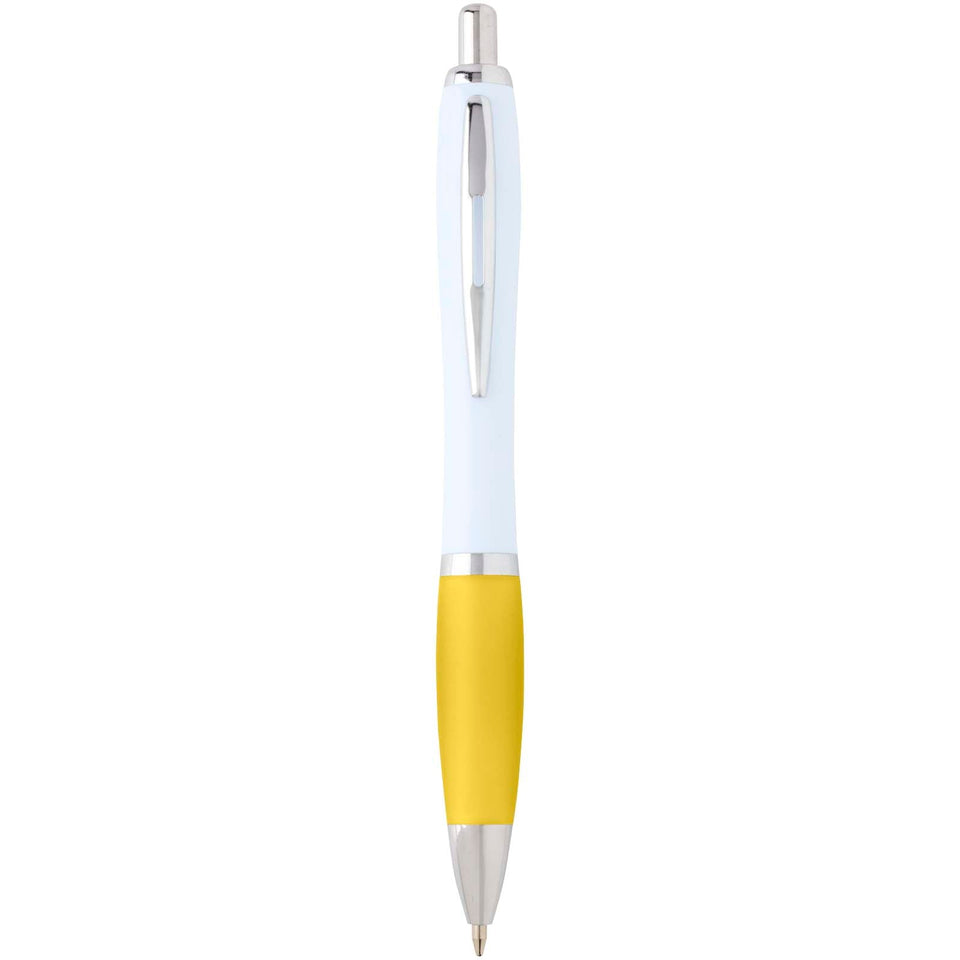 Penna a sfera in plastica riciclata Nash (inchiostro blu) personalizzato con logo - Pubblienne