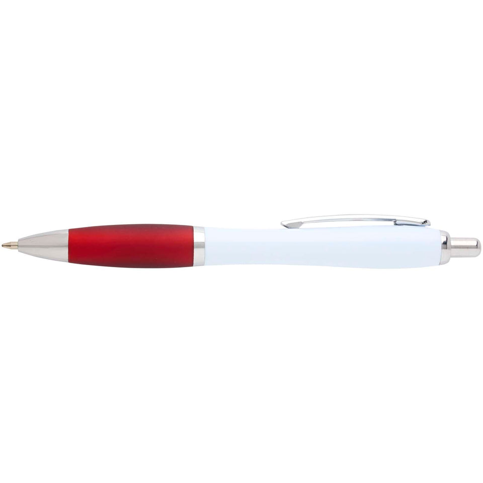 Penna a sfera in plastica riciclata Nash (inchiostro blu) personalizzato con logo - Pubblienne