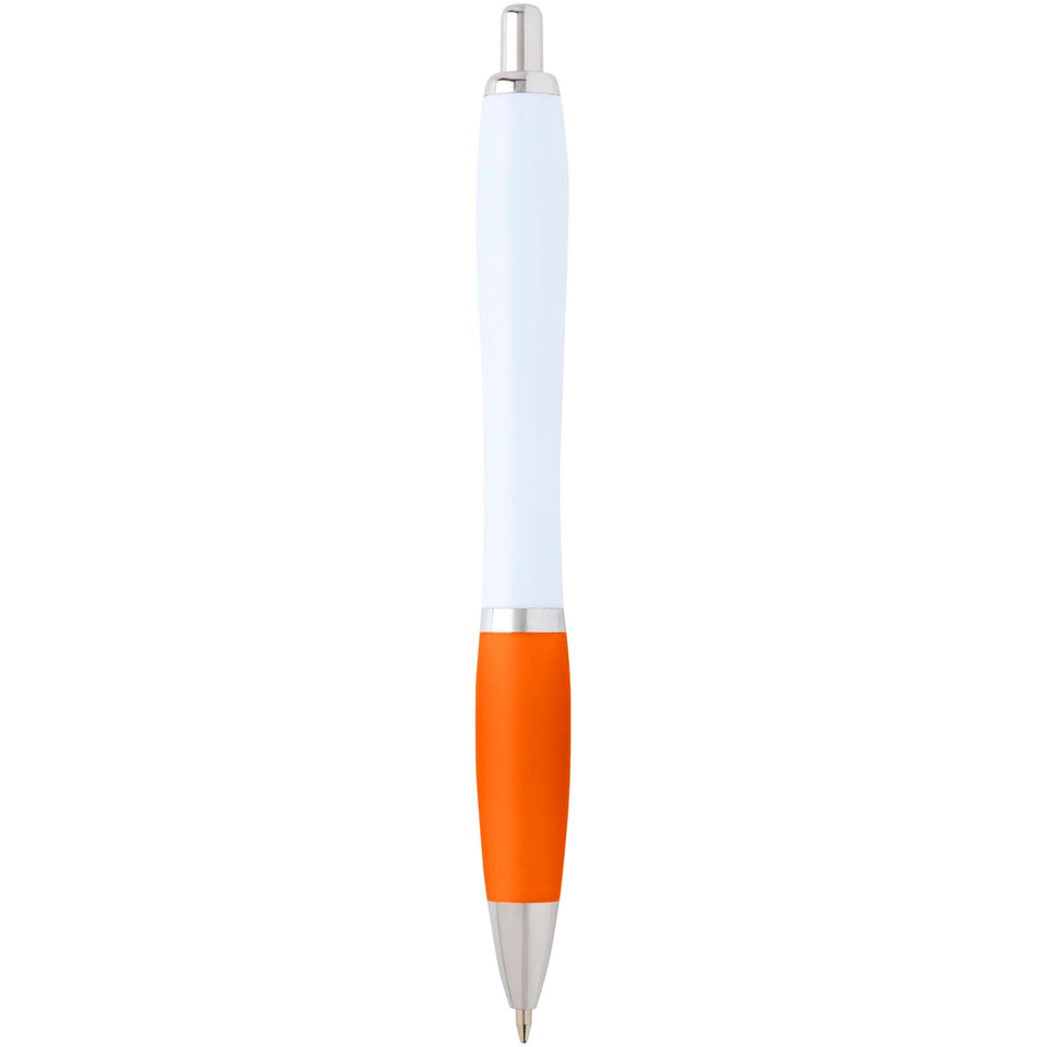 Penna a sfera in plastica riciclata Nash (inchiostro blu) personalizzato con logo - Pubblienne