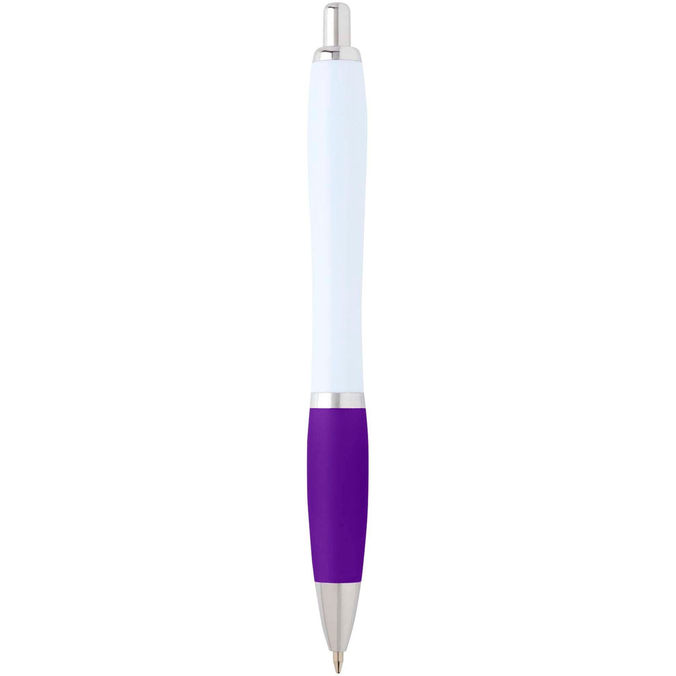 Penna a sfera in plastica riciclata Nash (inchiostro blu) personalizzato con logo - Pubblienne