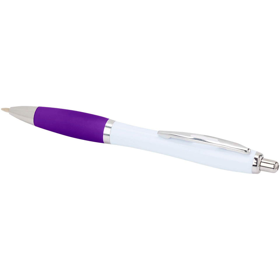 Penna a sfera in plastica riciclata Nash (inchiostro blu) personalizzato con logo - Pubblienne