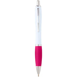 Penna a sfera in plastica riciclata Nash (inchiostro blu) personalizzato con logo - Pubblienne