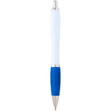 Penna a sfera in plastica riciclata Nash (inchiostro blu) personalizzato con logo - Pubblienne