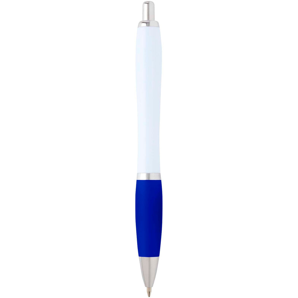 Penna a sfera in plastica riciclata Nash (inchiostro blu) personalizzato con logo - Pubblienne