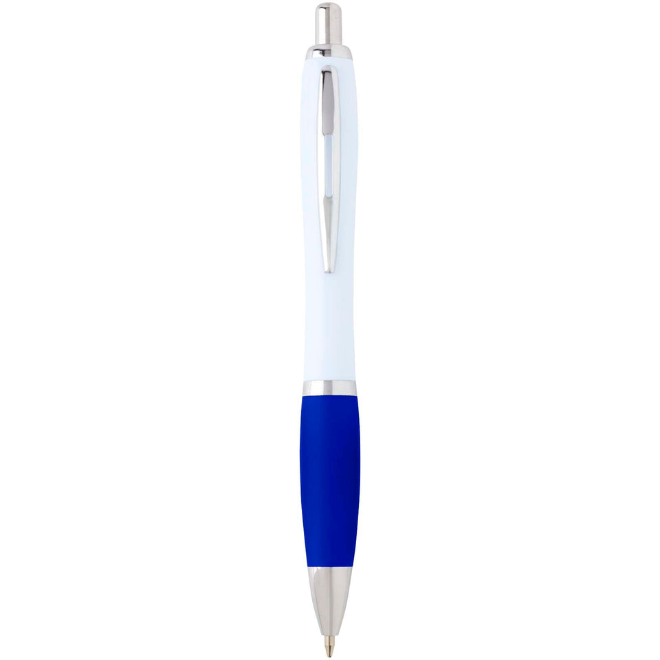 Penna a sfera in plastica riciclata Nash (inchiostro blu) personalizzato con logo - Pubblienne