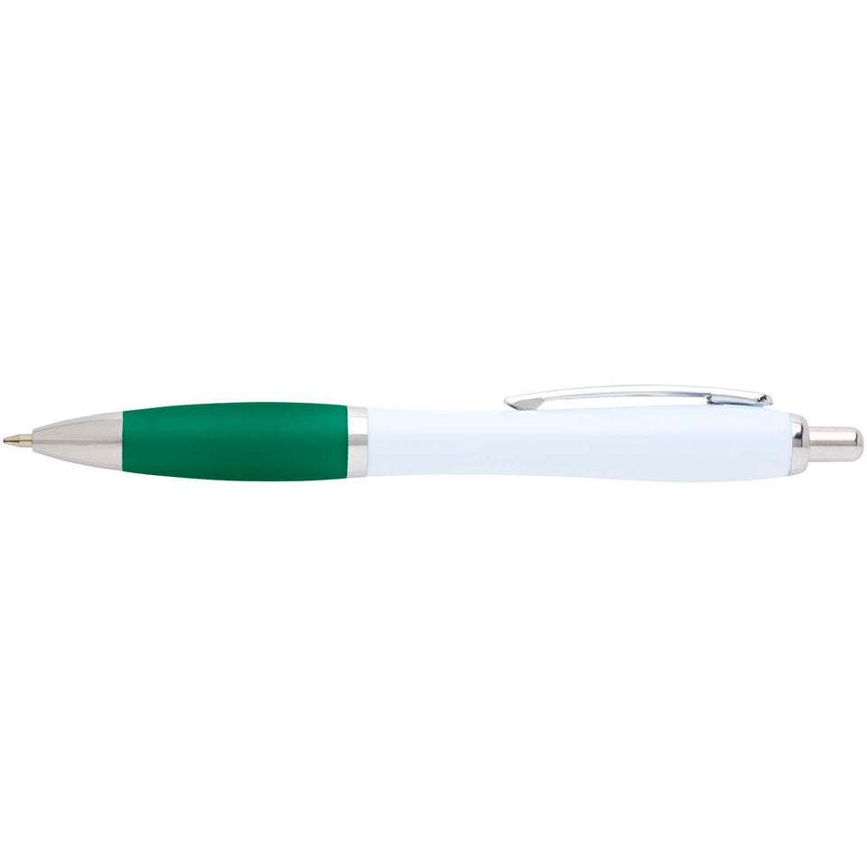 Penna a sfera in plastica riciclata Nash (inchiostro blu) personalizzato con logo - Pubblienne