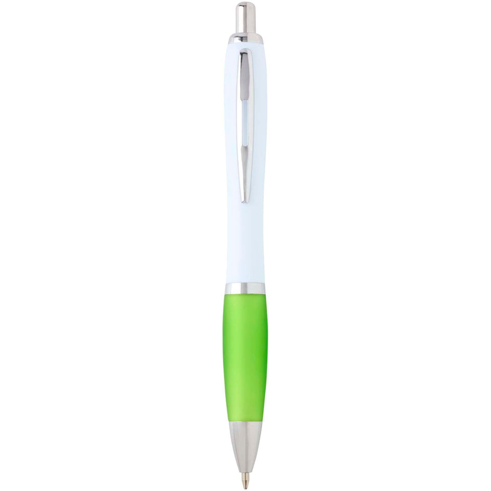 Penna a sfera in plastica riciclata Nash (inchiostro blu) personalizzato con logo - Pubblienne