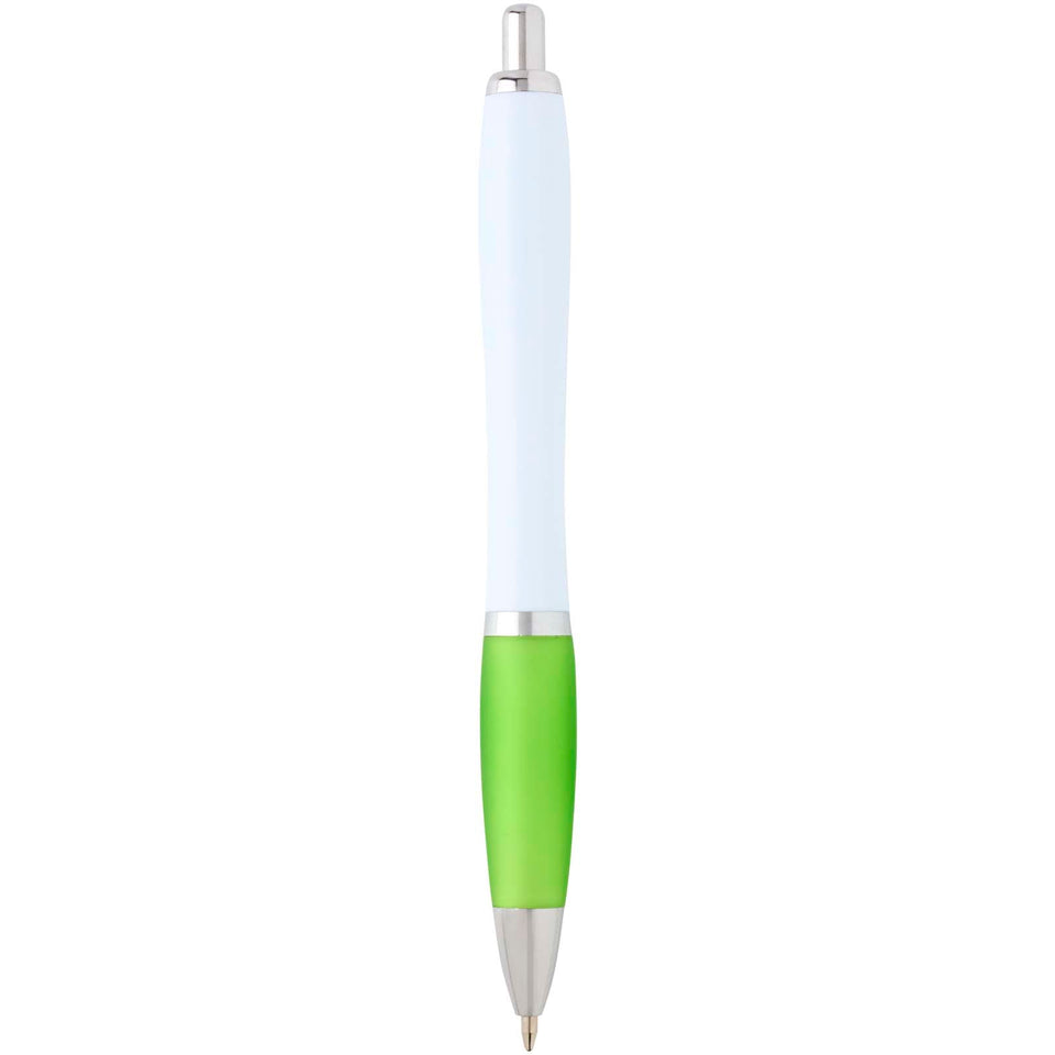 Penna a sfera in plastica riciclata Nash (inchiostro blu) personalizzato con logo - Pubblienne