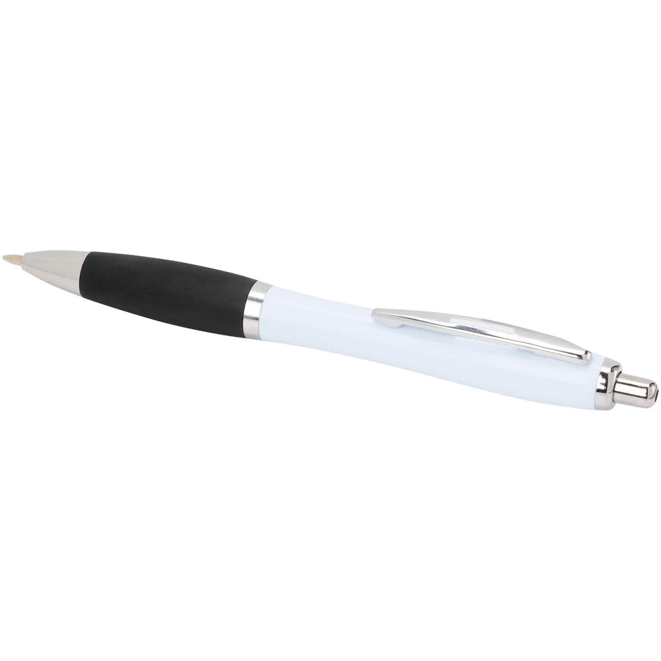 Penna a sfera in plastica riciclata Nash (inchiostro blu) personalizzato con logo - Pubblienne