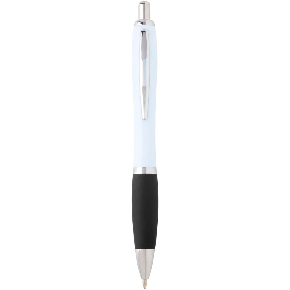 Penna a sfera in plastica riciclata Nash (inchiostro blu) personalizzato con logo - Pubblienne
