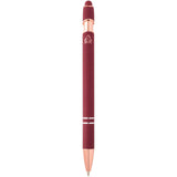 Penna a sfera con finitura oro rosa Nanna (inchiostro blu) personalizzato con logo - Pubblienne
