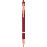 Penna a sfera con finitura oro rosa Nanna (inchiostro blu) personalizzato con logo - Pubblienne