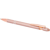 Penna a sfera con finitura oro rosa Nanna (inchiostro blu) personalizzato con logo - Pubblienne