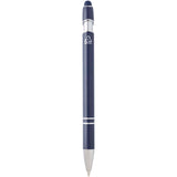 Penna a sfera con finitura argento Kish (inchiostro blu) personalizzato con logo - Pubblienne