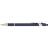 Penna a sfera con finitura argento Kish (inchiostro blu) personalizzato con logo - Pubblienne