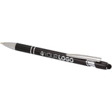 Penna a sfera con finitura argento Kish (inchiostro blu) personalizzato con logo - Pubblienne