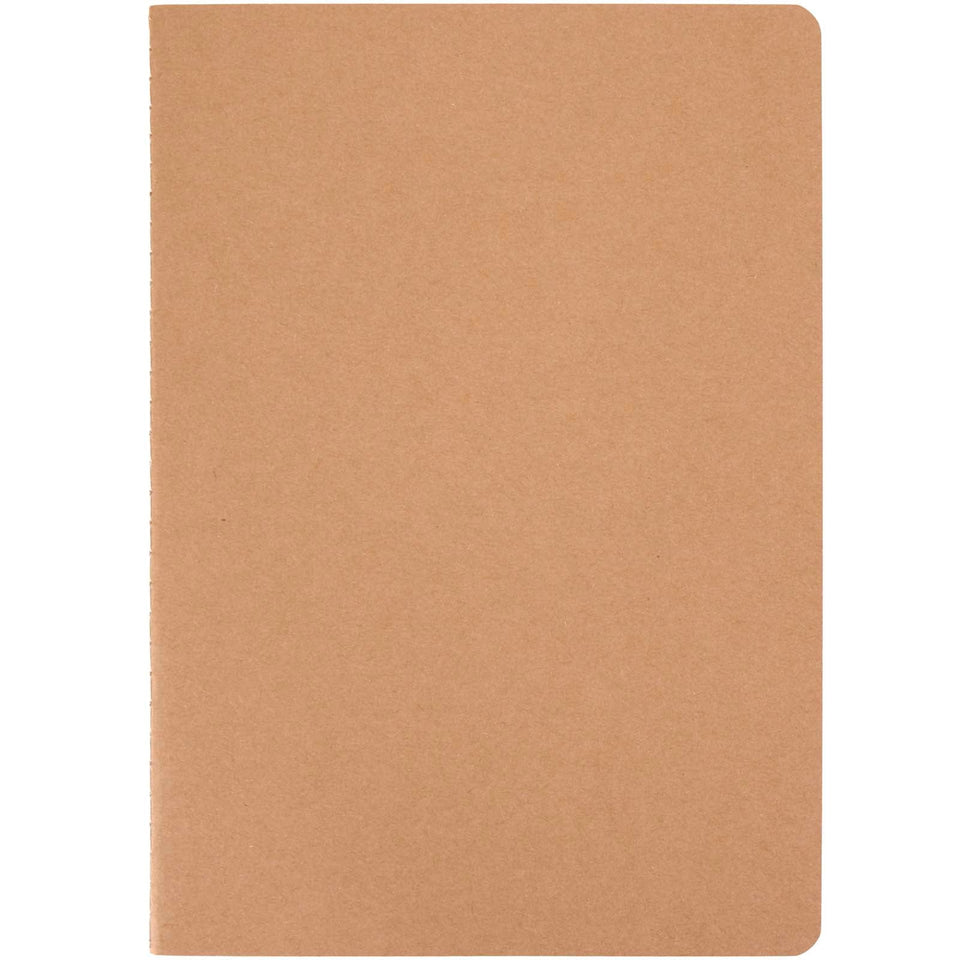 Blocco note taccuino formato A5 in carta kraft con pagine a righe Slyk personalizzato con logo - Pubblienne