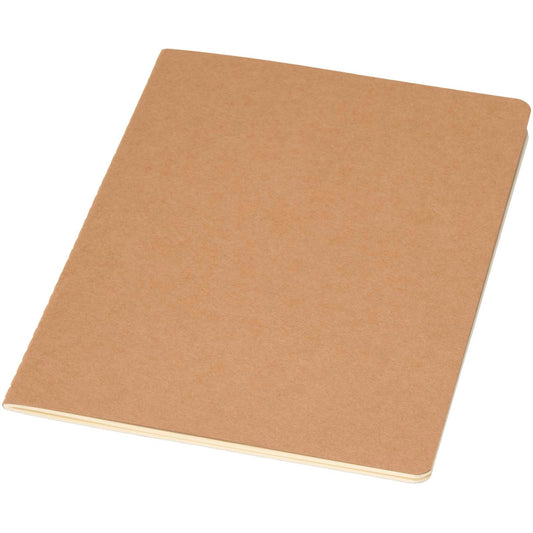 Blocco note taccuino formato A5 in carta kraft con pagine a righe Slyk personalizzato con logo - Pubblienne