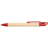 Penna a sfera in carta a base di canna da zucchero (inchiostro blu) Liliana personalizzato con logo - Pubblienne