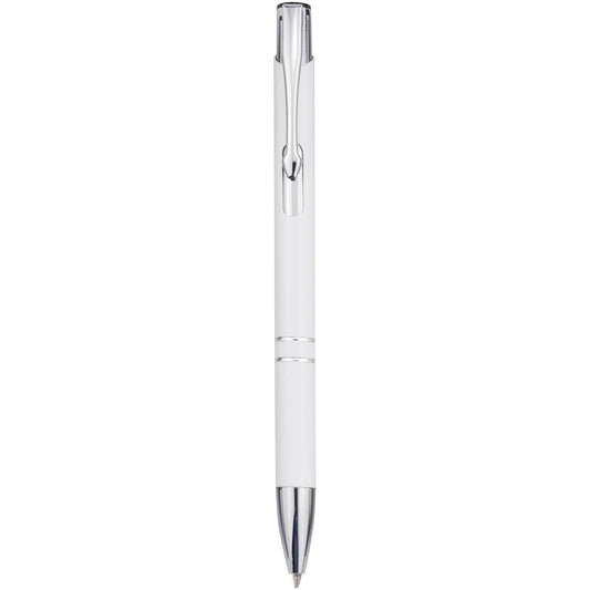 Penna a sfera in alluminio riciclato Moneta (inchiostro blu) personalizzato con logo - Pubblienne