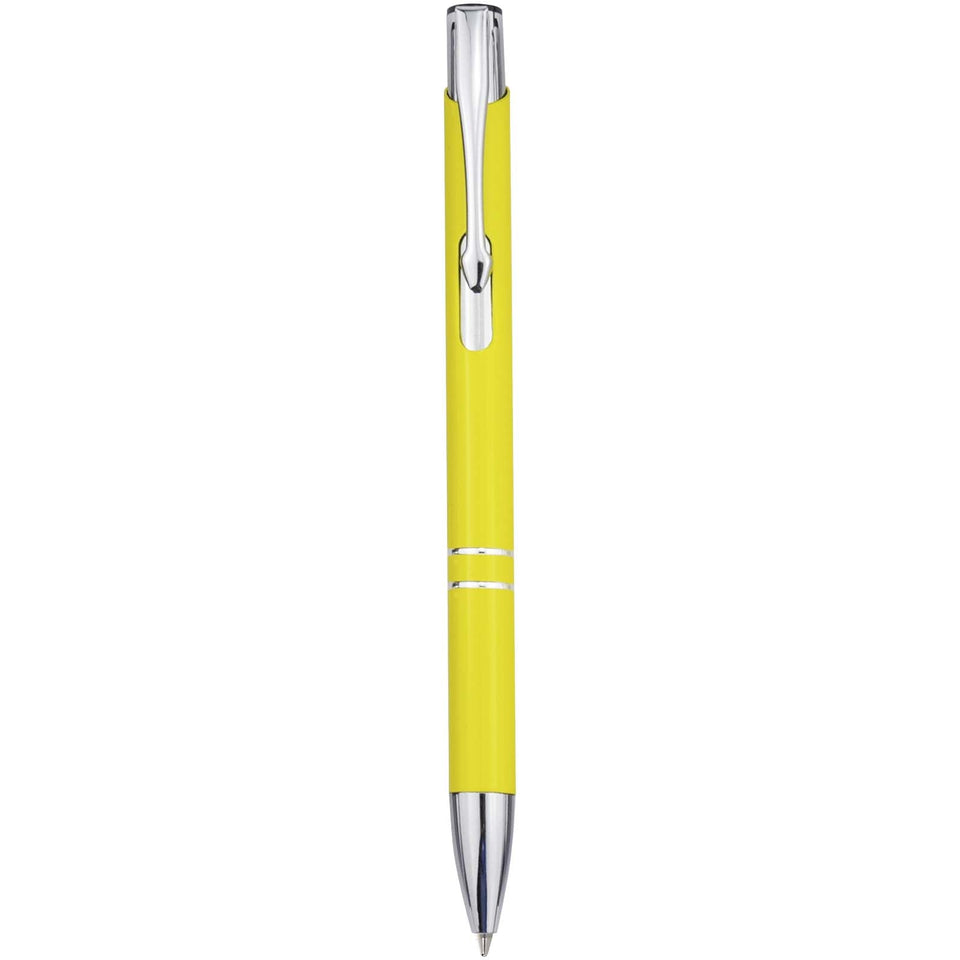 Penna a sfera in alluminio riciclato Moneta (inchiostro blu) personalizzato con logo - Pubblienne