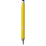 Penna a sfera in alluminio riciclato Moneta (inchiostro blu) personalizzato con logo - Pubblienne