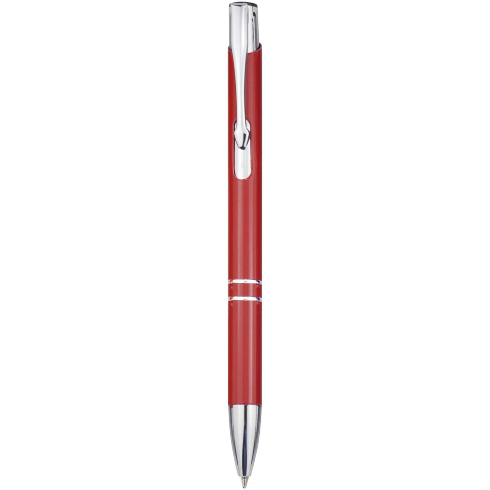 Penna a sfera in alluminio riciclato Moneta (inchiostro blu) personalizzato con logo - Pubblienne