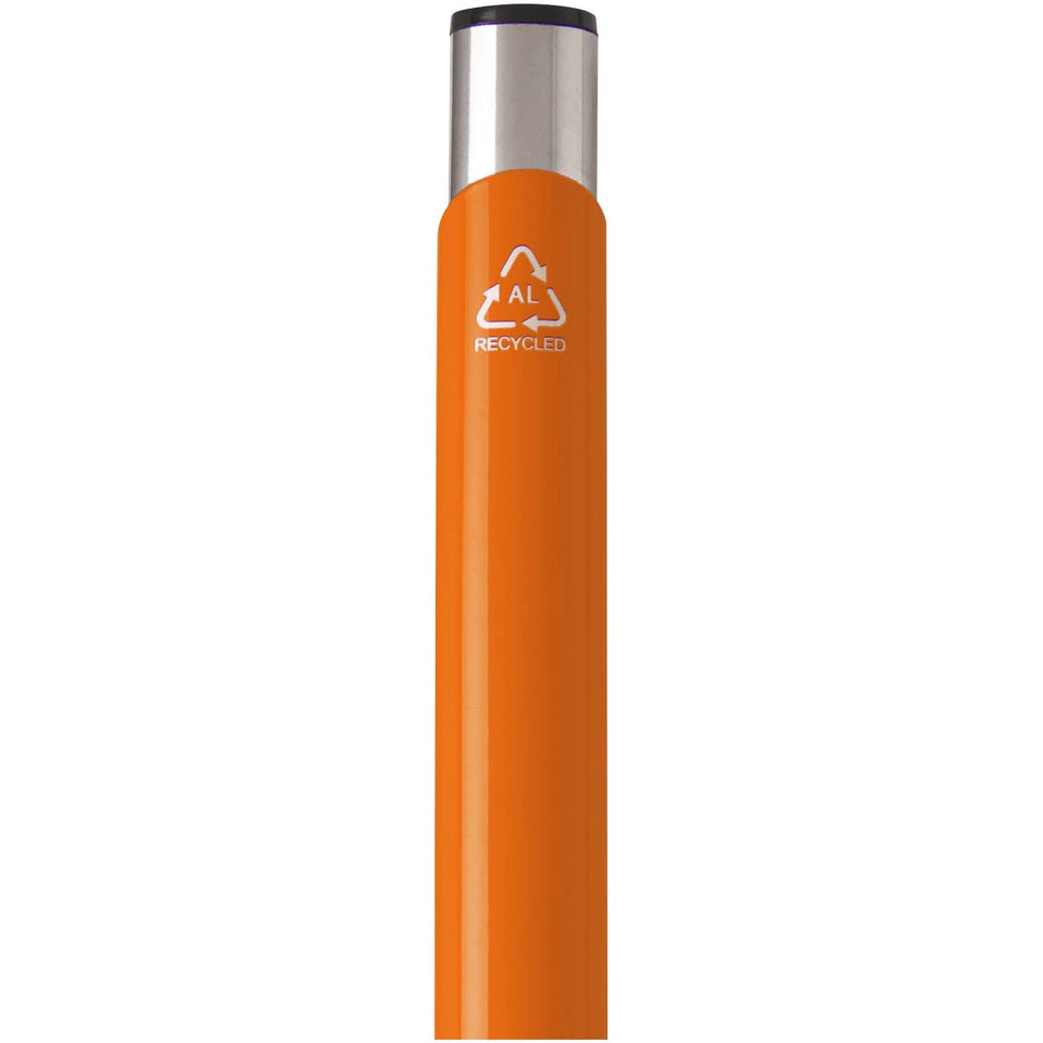 Penna a sfera in alluminio riciclato Moneta (inchiostro blu) personalizzato con logo - Pubblienne