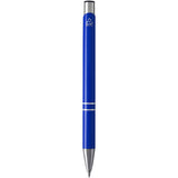Penna a sfera in alluminio riciclato Moneta (inchiostro blu) personalizzato con logo - Pubblienne