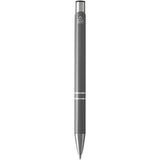 Penna a sfera in alluminio riciclato Moneta (inchiostro blu) personalizzato con logo - Pubblienne