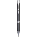 Penna a sfera in alluminio riciclato Moneta (inchiostro blu) personalizzato con logo - Pubblienne