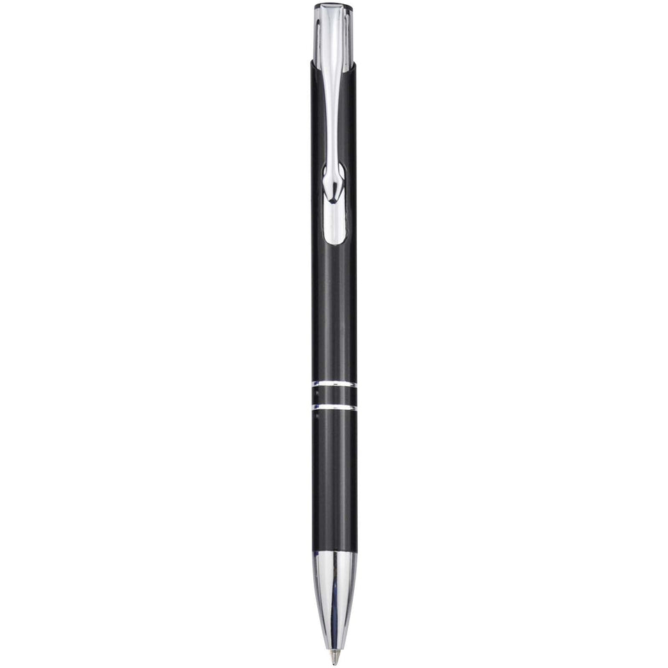 Penna a sfera in alluminio riciclato Moneta (inchiostro blu) personalizzato con logo - Pubblienne