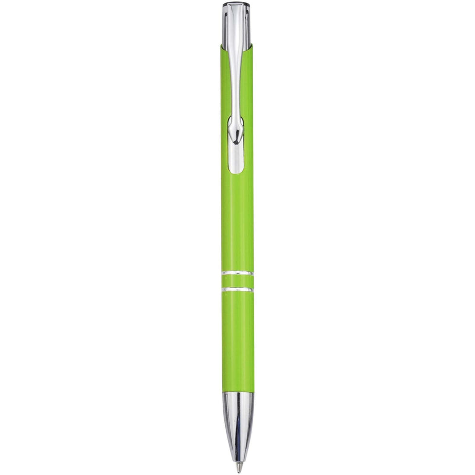 Penna a sfera in alluminio riciclato Moneta (inchiostro blu) personalizzato con logo - Pubblienne