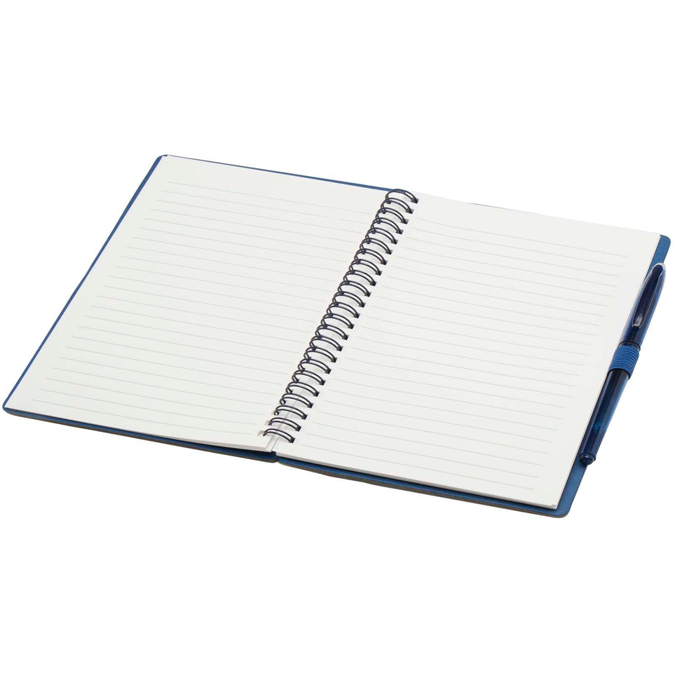 Set blocco note A5 con copertina rigida e penna Slate personalizzato con logo - Pubblienne