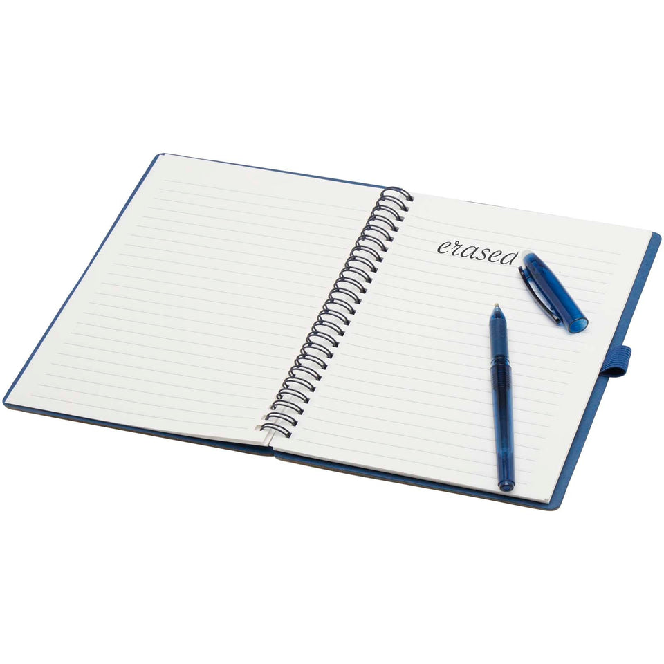 Set blocco note A5 con copertina rigida e penna Slate personalizzato con logo - Pubblienne