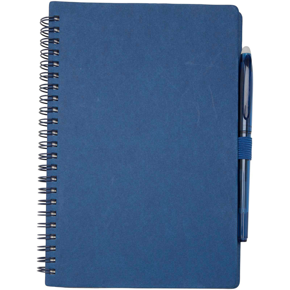 Set blocco note A5 con copertina rigida e penna Slate personalizzato con logo - Pubblienne