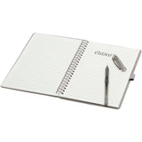 Set blocco note A5 con copertina rigida e penna Slate personalizzato con logo - Pubblienne