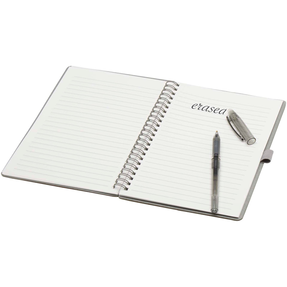 Set blocco note A5 con copertina rigida e penna Slate personalizzato con logo - Pubblienne