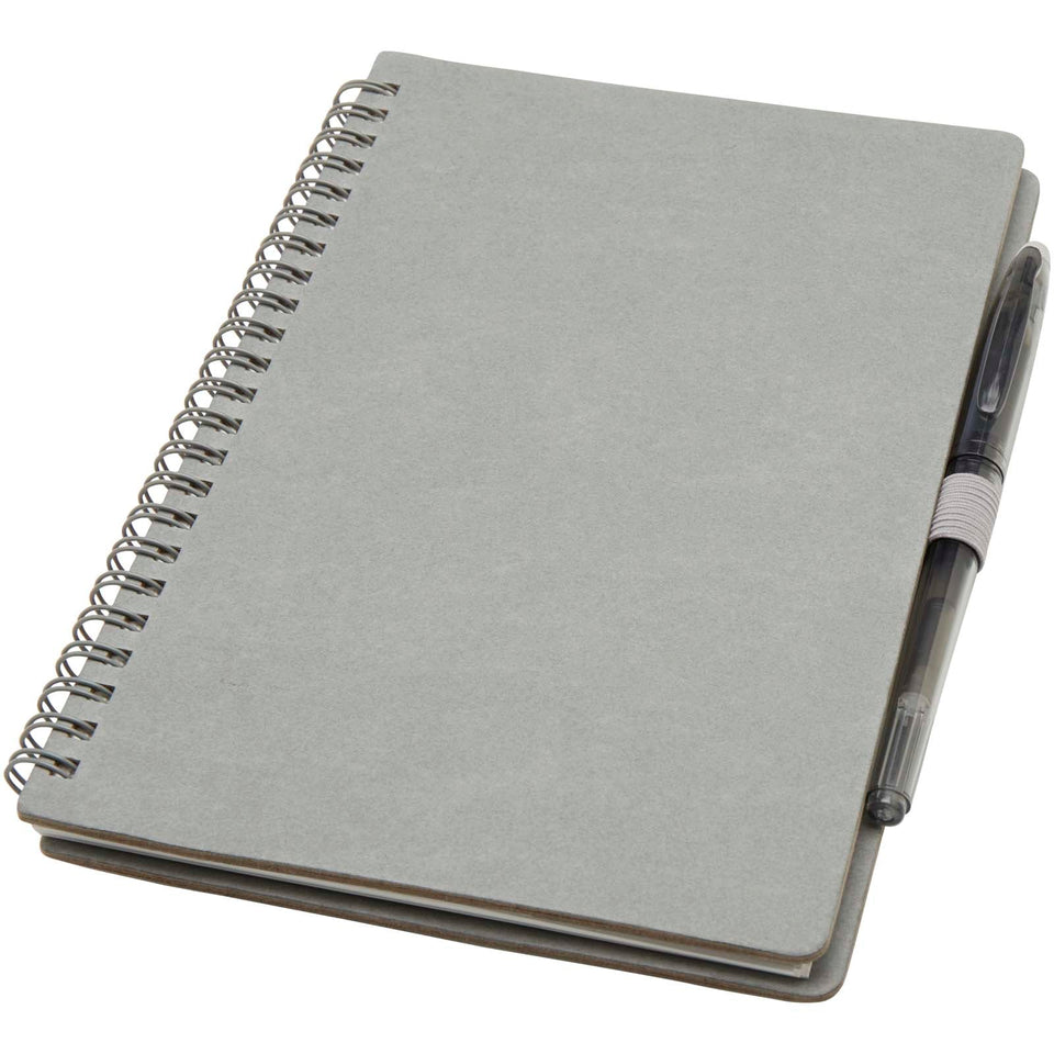 Set blocco note A5 con copertina rigida e penna Slate personalizzato con logo - Pubblienne