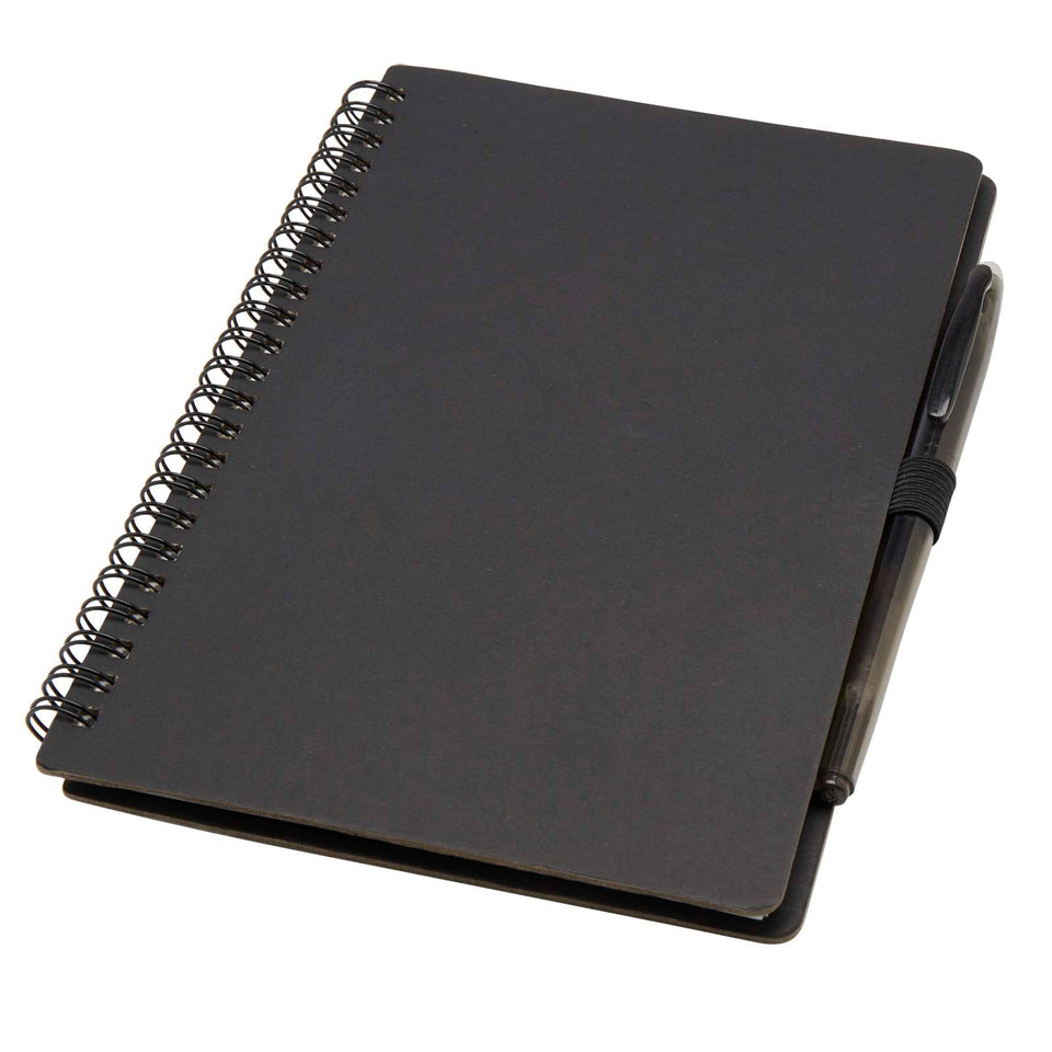 Set blocco note A5 con copertina rigida e penna Slate personalizzato con logo - Pubblienne