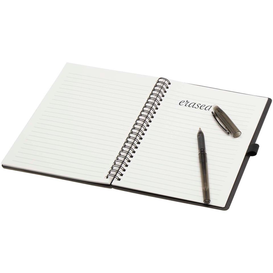 Set blocco note A5 con copertina rigida e penna Slate personalizzato con logo - Pubblienne