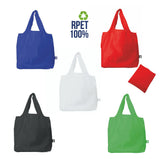 1085 Assia - Borsa Shopping Pieghevole In Rpet Dimensioni: 33cm x 46cm personalizzato con logo - Pubblienne
