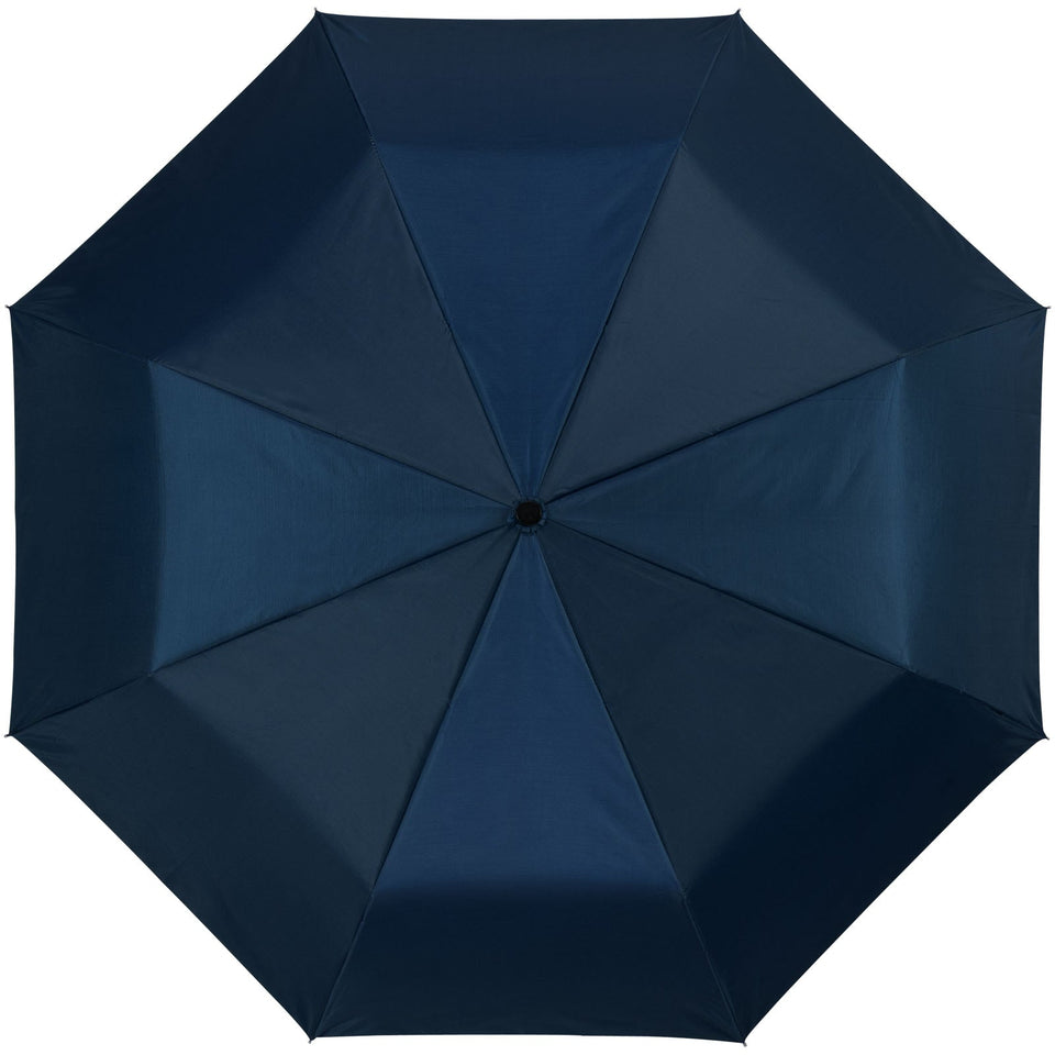 Ombrello pieghevole Alex da 21,5" con chiusura/apertura automatica personalizzato con logo - Pubblienne