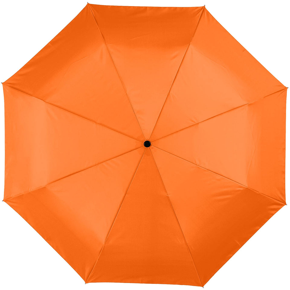 Ombrello pieghevole Alex da 21,5" con chiusura/apertura automatica personalizzato con logo - Pubblienne