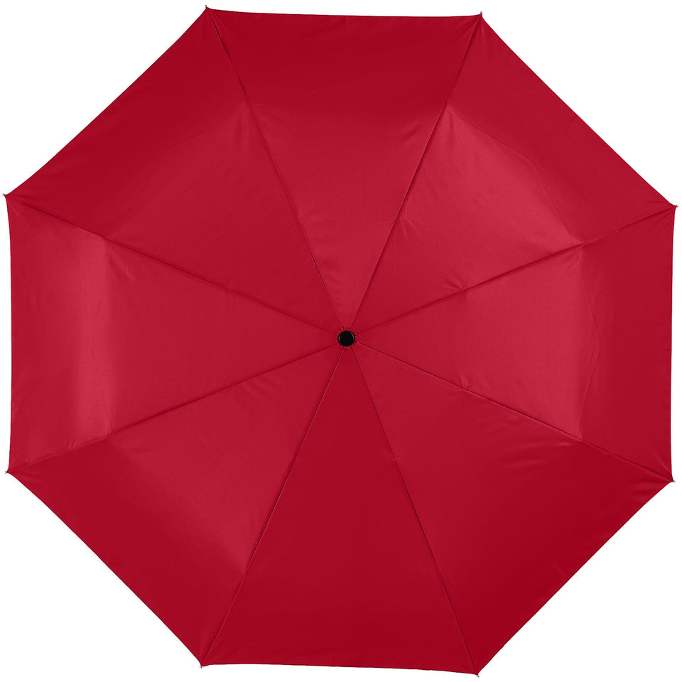 Ombrello pieghevole Alex da 21,5" con chiusura/apertura automatica personalizzato con logo - Pubblienne