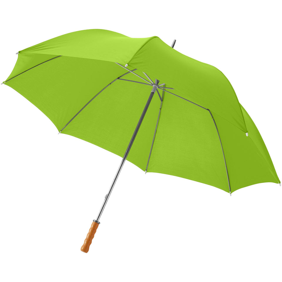 Ombrello golf Karl da 30'' con manico in legno personalizzato con logo - Pubblienne