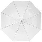 Ombrello trasparente Kate da 23" con apertura automatica personalizzato con logo - Pubblienne