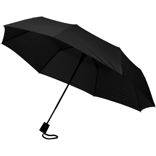 Ombrello pieghevole Wali da 21" con apertura automatica personalizzato con logo - Pubblienne