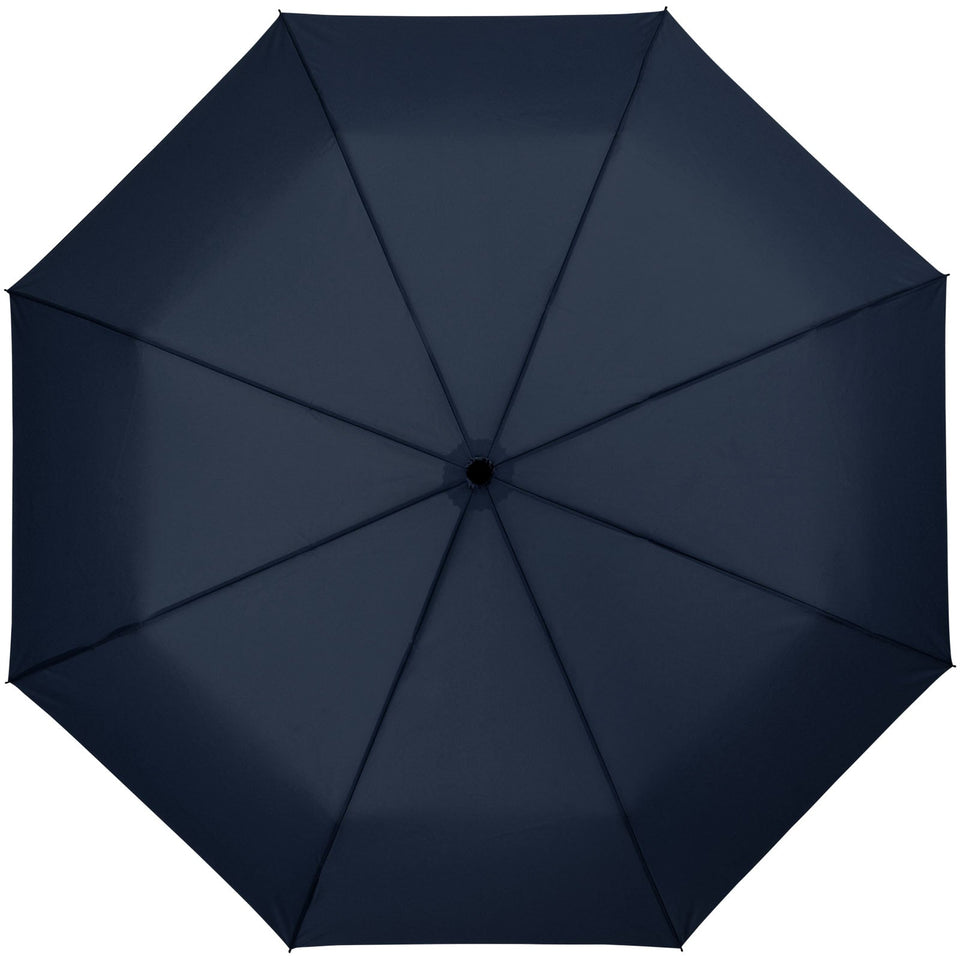 Ombrello pieghevole Wali da 21" con apertura automatica personalizzato con logo - Pubblienne