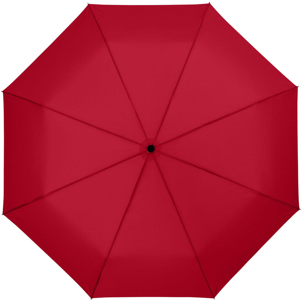 Ombrello pieghevole Wali da 21" con apertura automatica personalizzato con logo - Pubblienne